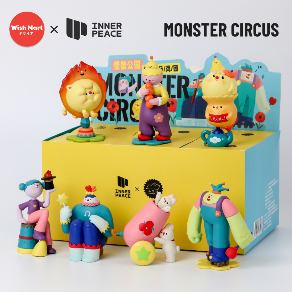 Monster Circus Blindbox กล่องสุ่ม มี 7 แบบ ตุ๊กตาโมเดล ของสะสม เหมาะ ...