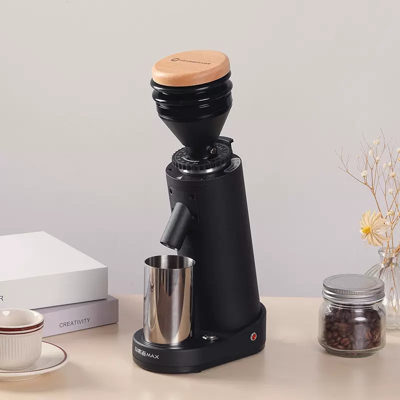 ♠️NEW! A1 PRO Stepless Coffee Grinder Titanium Conical Burrs 40mm ...