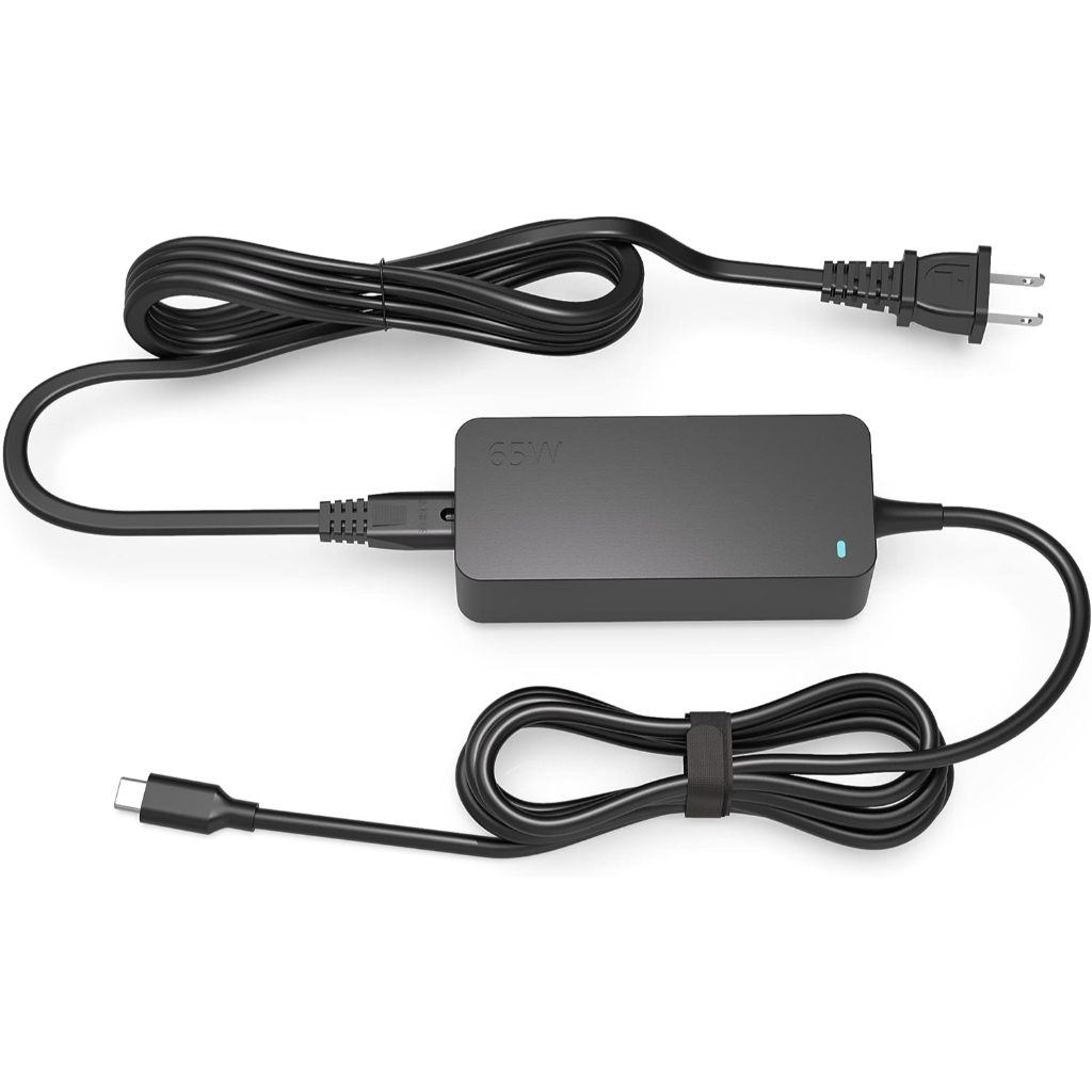 Chargeur USB-C 65W NATNO - Compatible Lenovo Thinkpad, Dell, Asus - Alimentation Ordinateur Portable