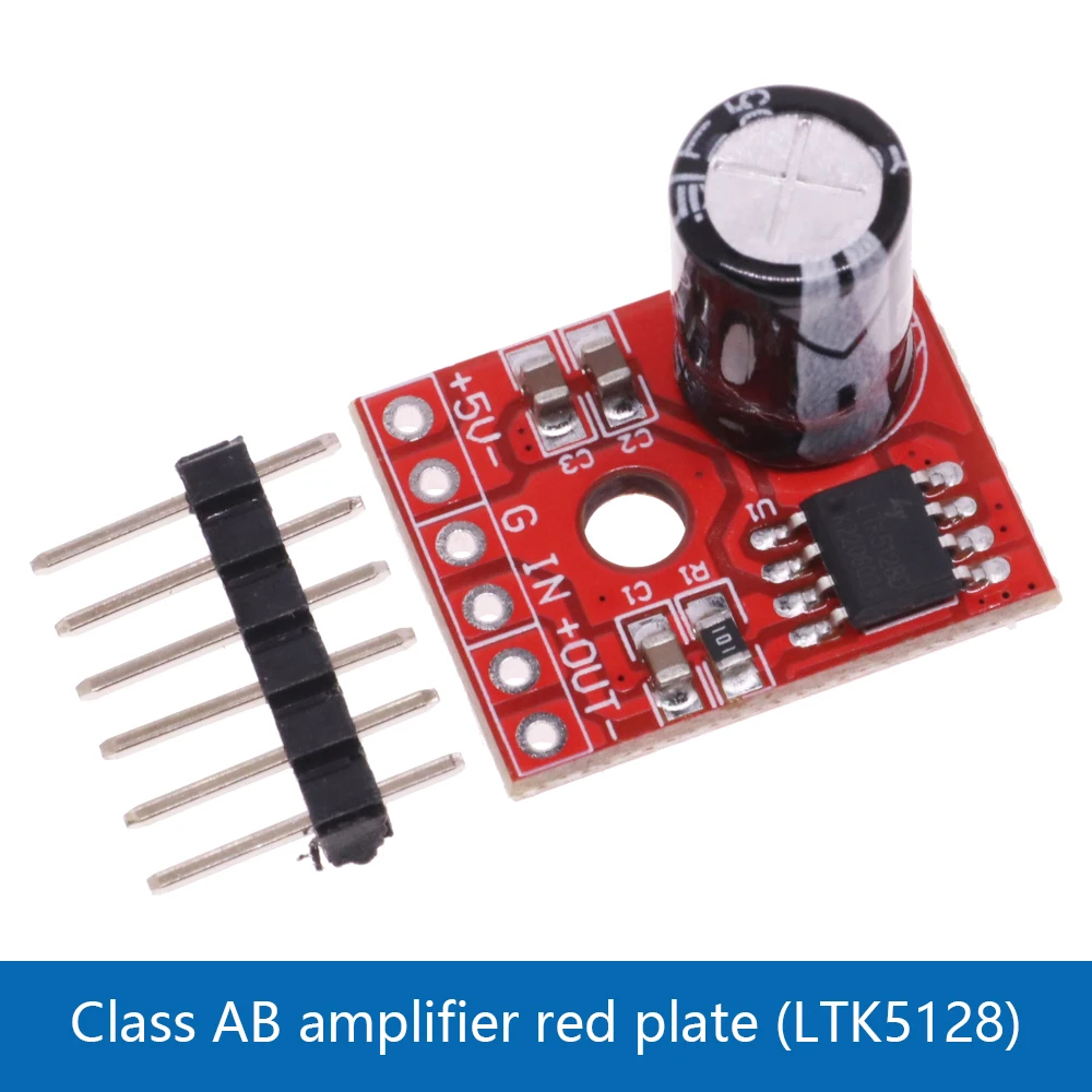 Ltk5128 XPT8871 Mono AB Class D เครื่องขยายเสียง DC 5V 1A 5W เสียง ...