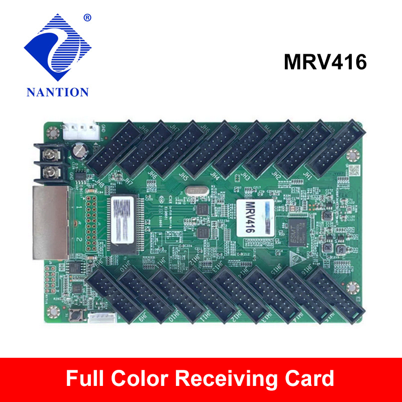 Novastar MRV412 MRV416 สีเต็มรูปแบบขนาดใหญ่ LED Video Screen รับการ์ด ...