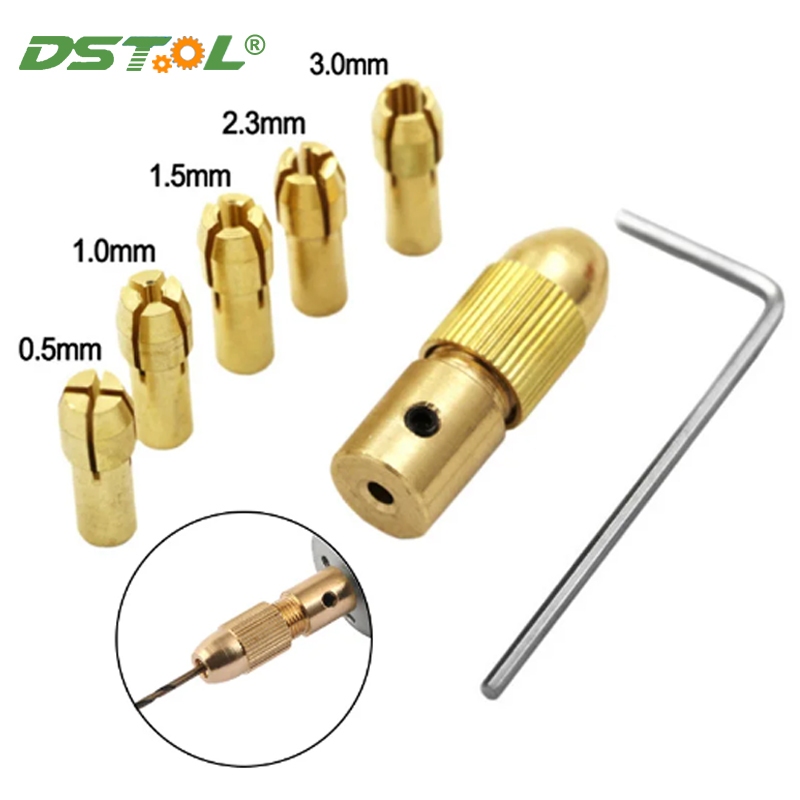 Mini Drill Chuck Collet Set Bit Clamping Nut Adapter เพลามอเตอร์ไฟฟ้า ...