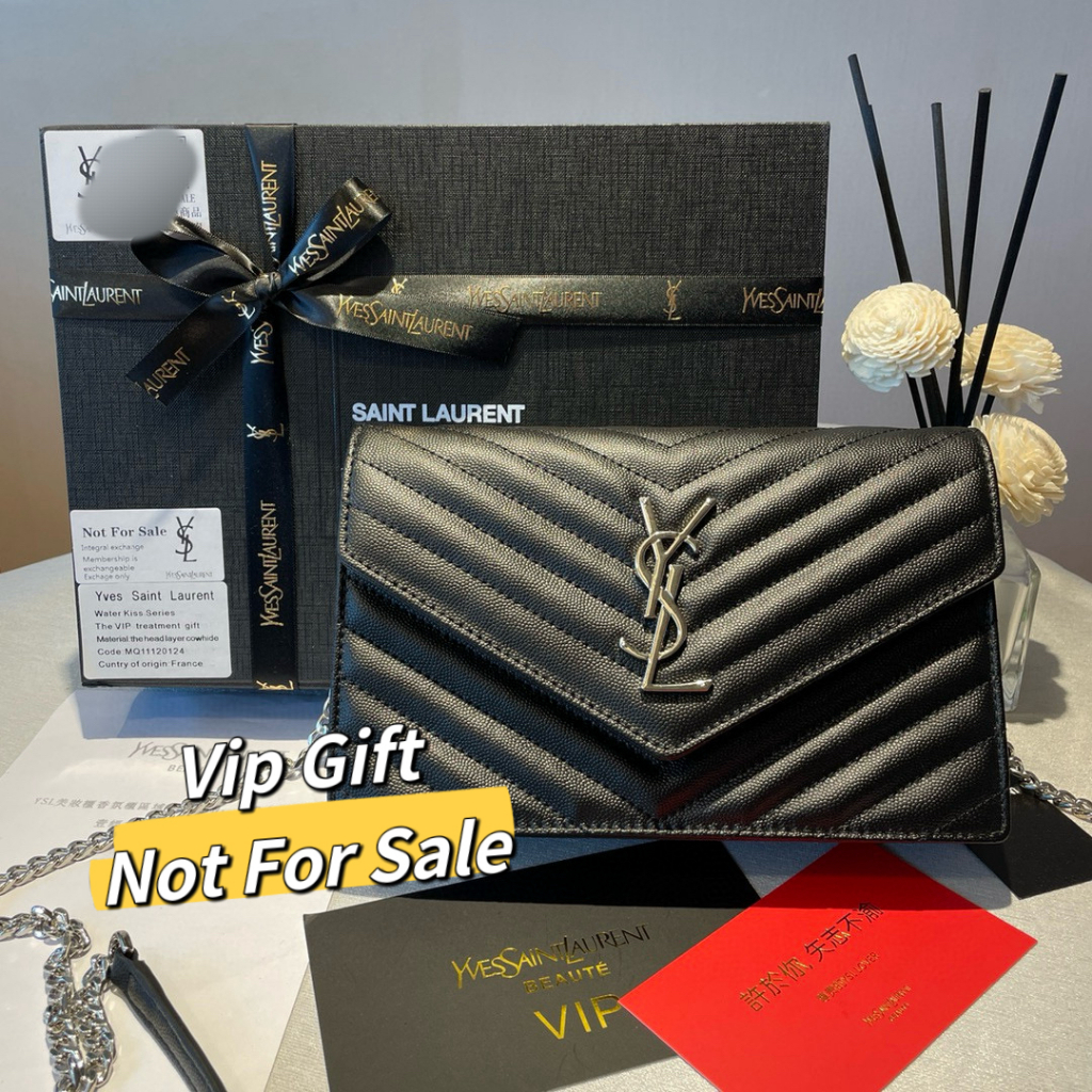 Vip GIFT Beauty Makeup Full Amount GIFT WOC Caviar Envelope Chain Bag ...