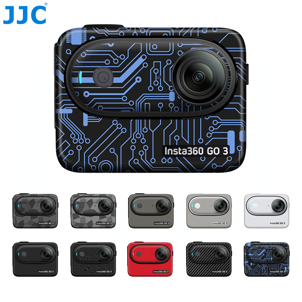 JJC SS-GO3 กล้องตกแต่งป้องกันฟิล์มผิวสำหรับ Insta360 GO3 GO 3 กล้อง ...