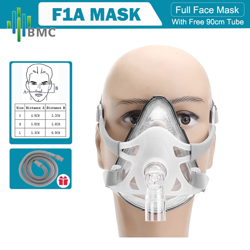 Bmc CPAP ลดการนอนกรน หมอนหนุนเพื่อสุขภาพ หน้ากากเต็มใบหน้า,FM1A นวด ...