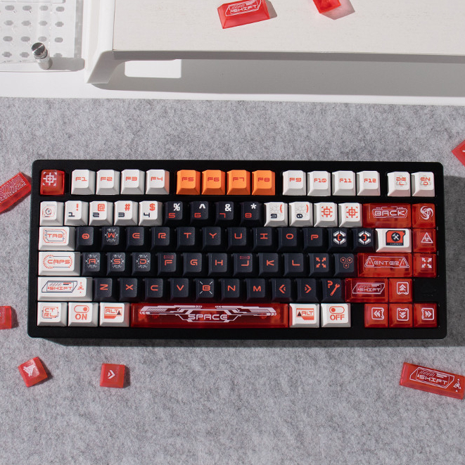 157 คีย ์ Future Mechanical Cool keycaps Cherry Profile PBT PC keycap ...