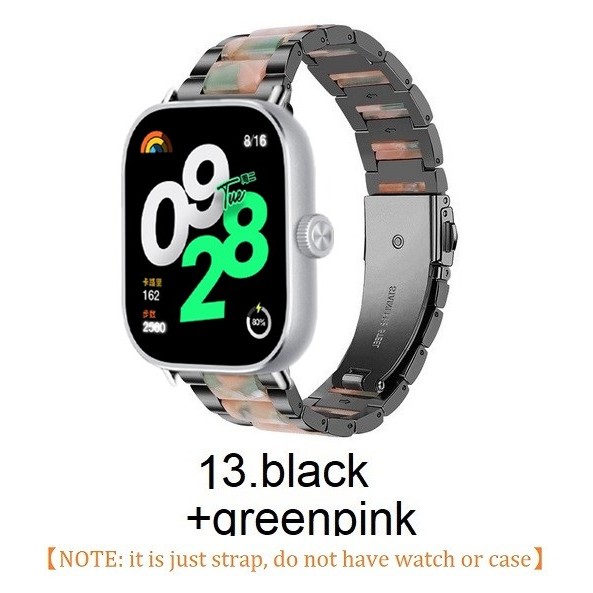 Elegant Resin Metal Watch Strap huawei watch gt 5 Strap huawei watch gt 4 Huawei GT2 GT2e GT3 GT3 pro GT2pro gt5 pro huawei watch gt 4 Amazfit Bip 5 Strap