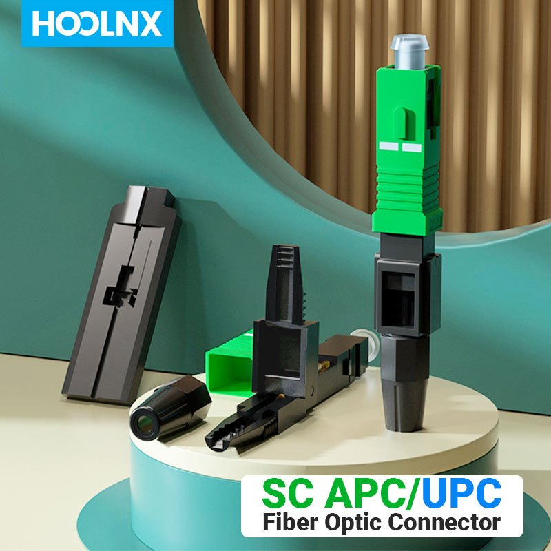 Hoolnx ไฟเบอร์ออปติก Fast Connector, Single Mode SC UPC APC Quick ...