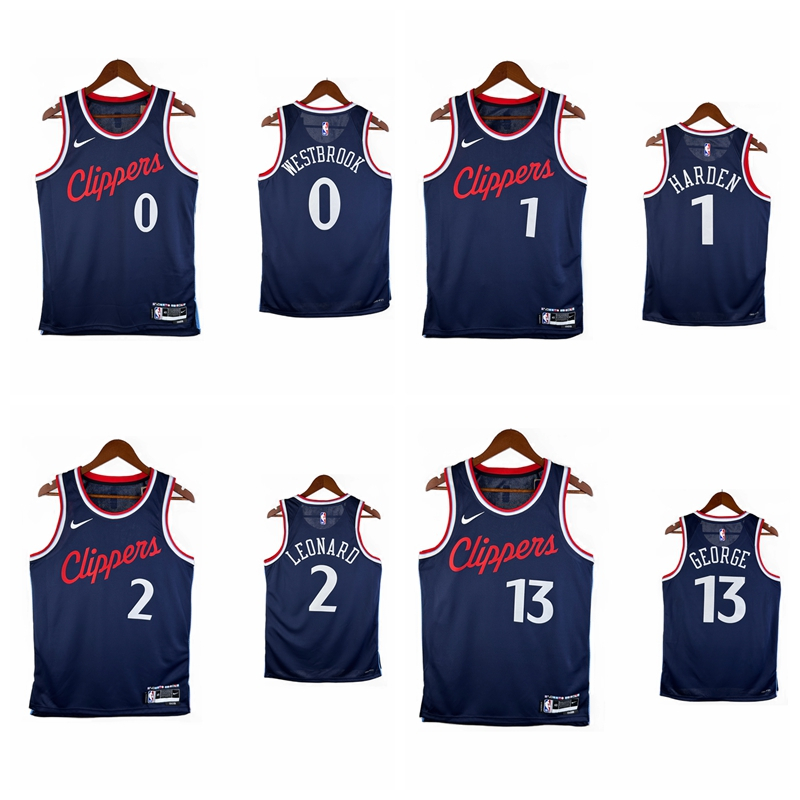 2024-25 Season NBA Los Angeles Clippers Basketball Jersey Kawhi Leonard