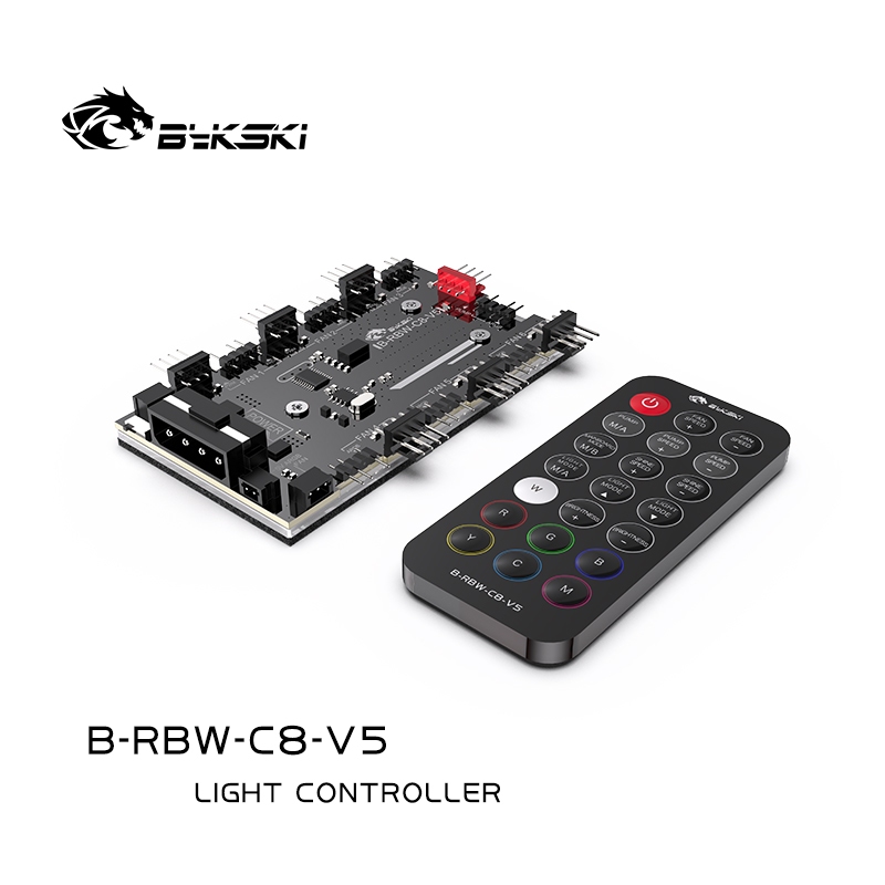 Bykski B-RBW-C8-V5 Magic Light Controller 5V Magic Light Remote Control ...