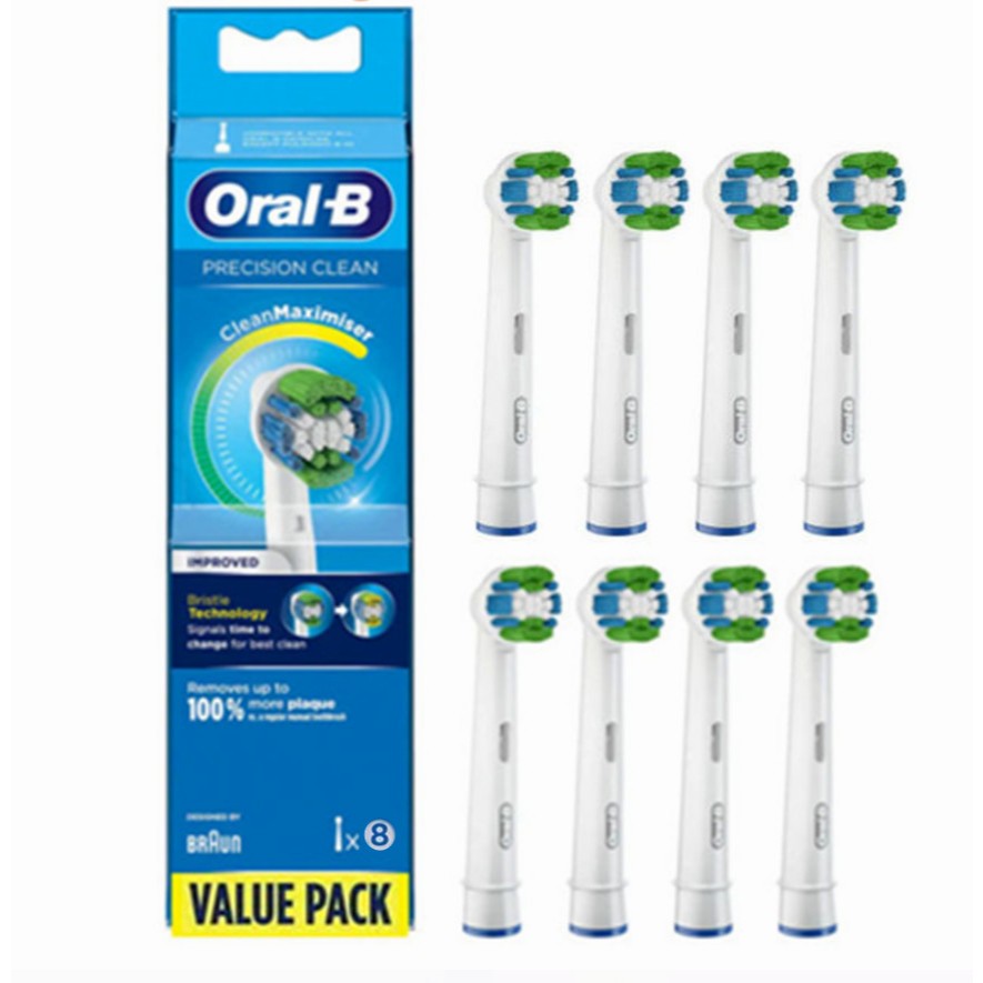 Oral B EB20 Precision Clean หัวแปรงแปรงสีฟันทดแทน Original 4&8 นับ ...