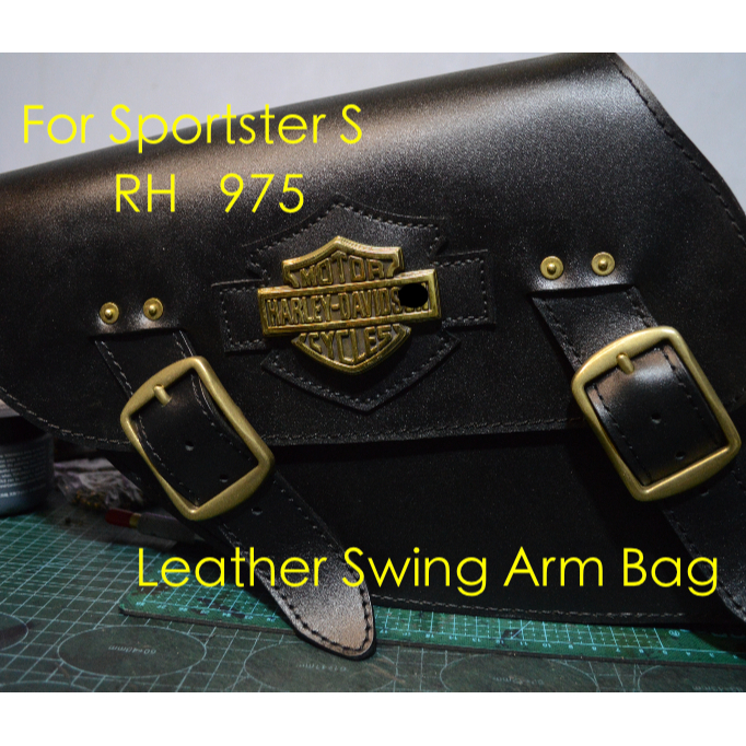 Harley RH975 Sportster sportsterS Dedicated Rocker Bag Leather Swing ...