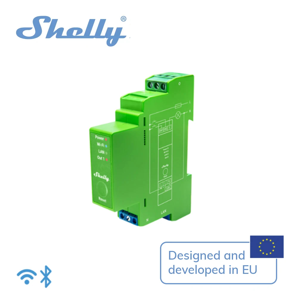 Shelly Pro Dimmer 1PM Professional 1 ช ่ อง LAN Din Rail Smart Dimmer ...