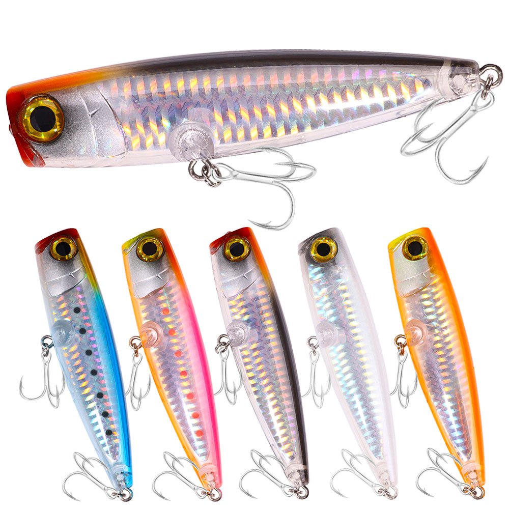 thumbnail image 2 of Korean Tackle Surface Splash Popper 90F 23g Topwater Lure For Sea Bass Pike Zander 2 of 4