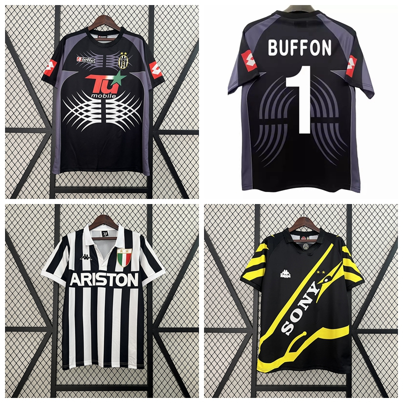 1984-85 96-97 01-02 Season Juventus Retro Home Away Jersey เสื้อฟุตบอล ...