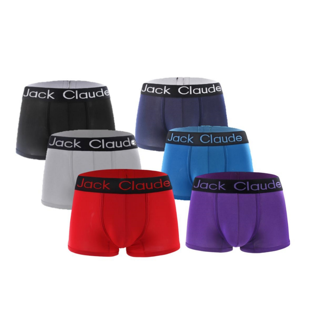 6Pcs Jack Claude Men s Plus Size Boxer Underwear