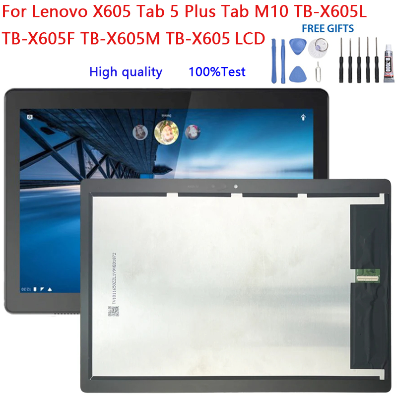 Écran LCD OEM pour Lenovo Tab 5 Plus/M10 TB-X605L TB-X605F TB-X605M TB