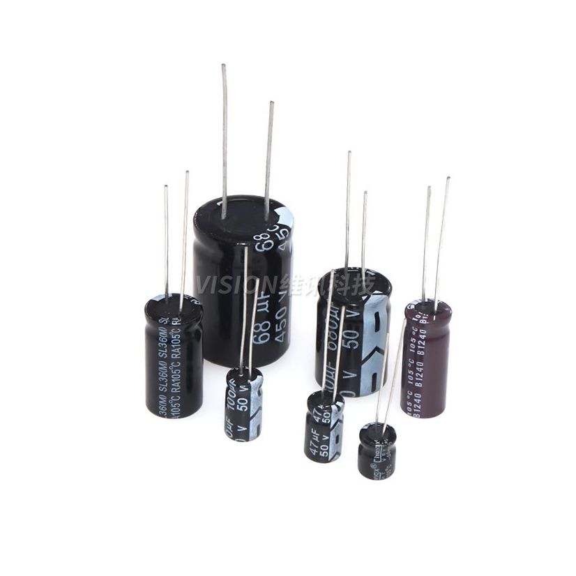 400v อลูมิเนียม Electrolytic Capacitor In-Line 1UF/2.2UF/3.3/4.7/6.8/10 ...