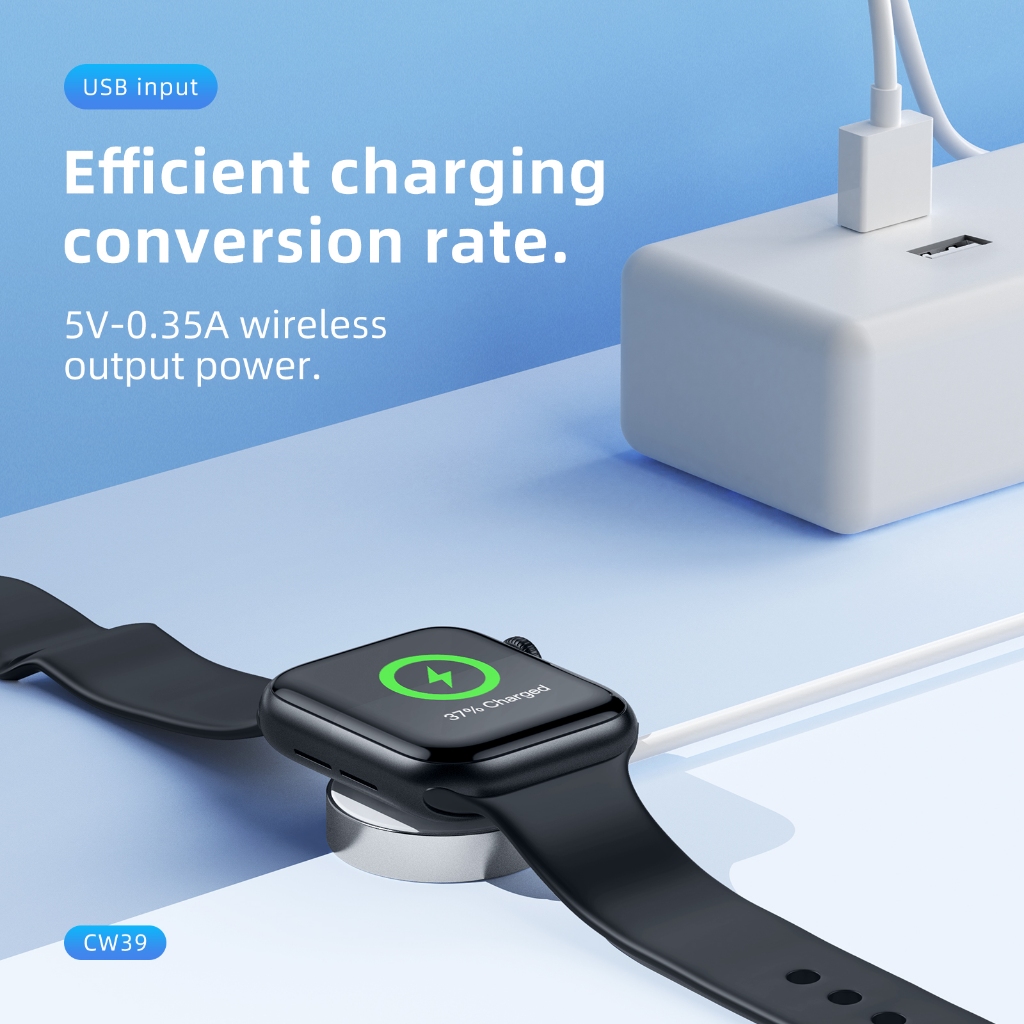 Hoco CW39 CW39C Wireless Charger สําหรับ iWatch 9 8 7 ใช้งานร่วมกับ ...
