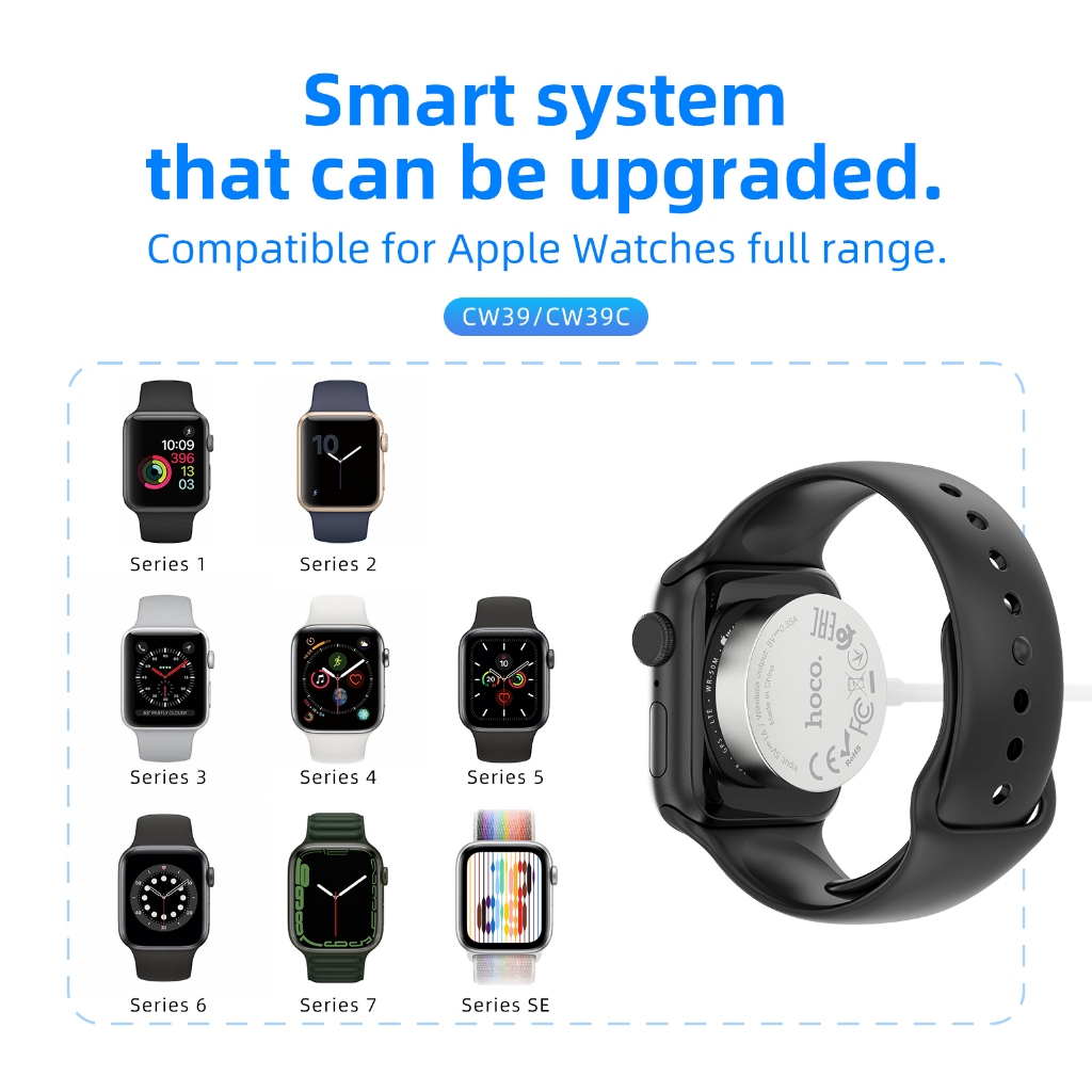Hoco CW39 CW39C Wireless Charger สําหรับ iWatch 9 8 7 ใช้งานร่วมกับ ...