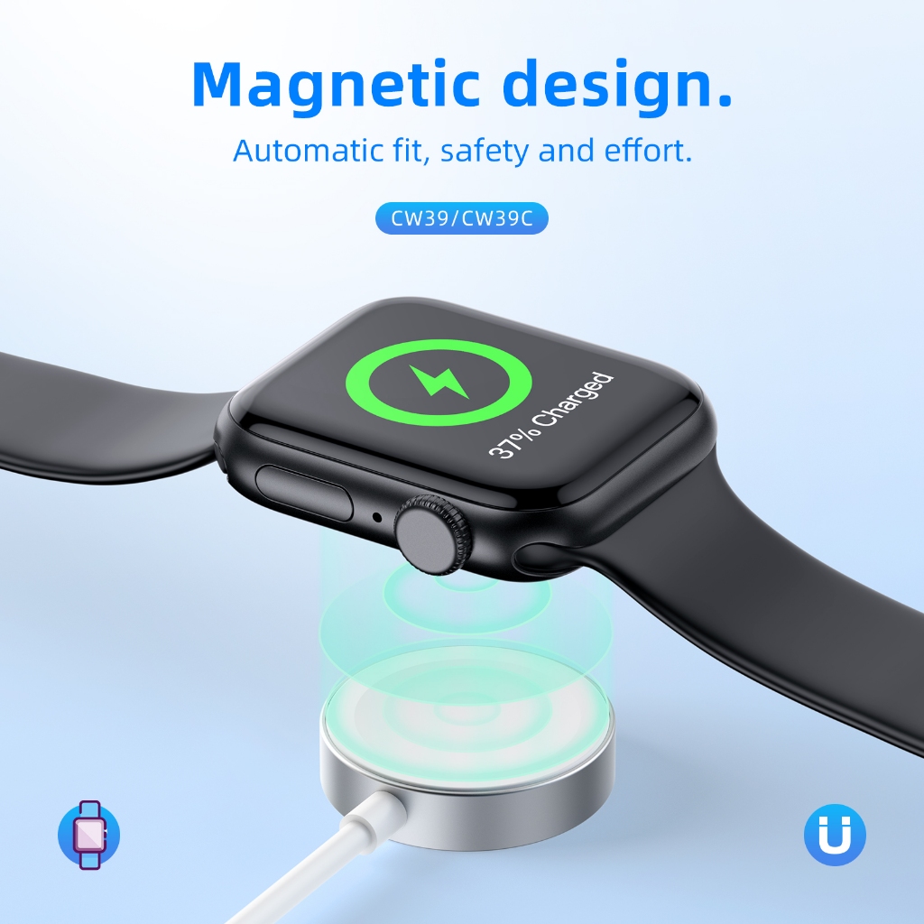 Hoco CW39 CW39C Wireless Charger สําหรับ iWatch 9 8 7 ใช้งานร่วมกับ ...