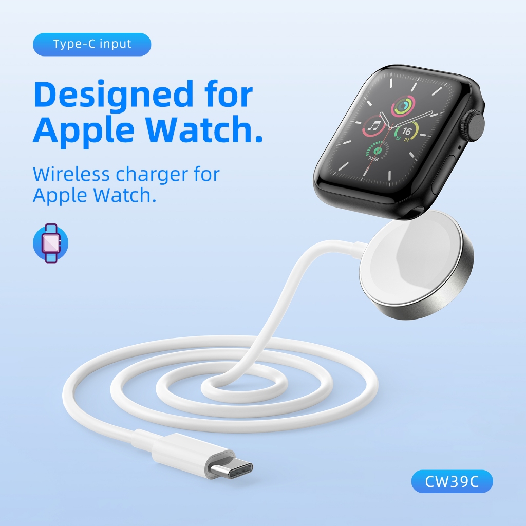 Hoco CW39 CW39C Wireless Charger สําหรับ iWatch 9 8 7 ใช้งานร่วมกับ ...