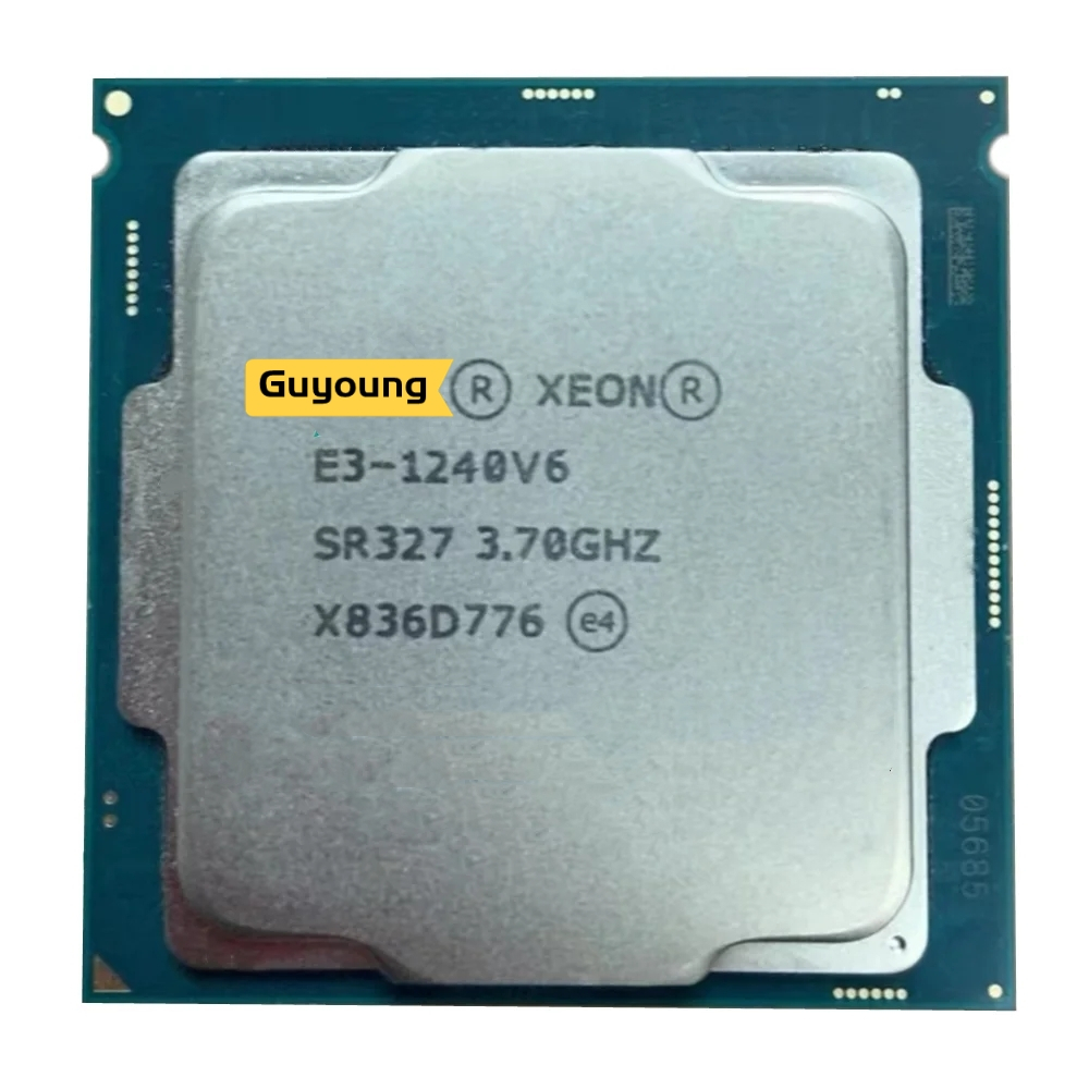 Yzx Xeon E3 1240 V6 E3-1240V6 E3-1240 V6 E3 1240V6 3.70GHz 8M LGA1151 ...