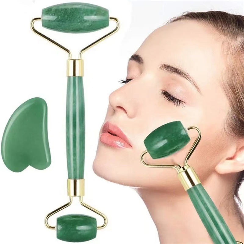 Two-in-one เลียนแบบหยกเรซิ ่ น Scraping Board นวดหน ้ าลูกกลิ ้ งคอ ...