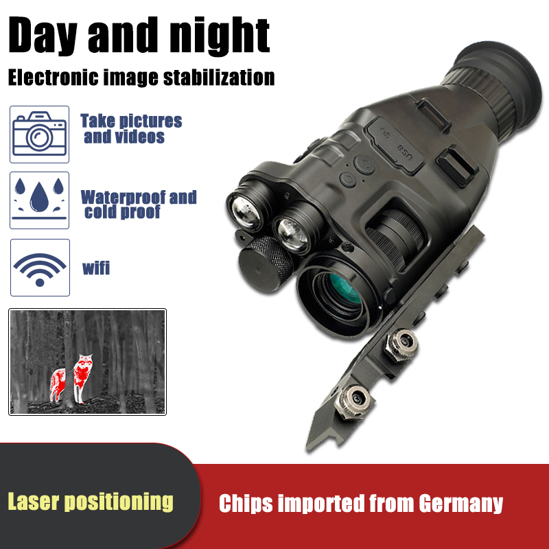 Henbaker CY789 อินฟราเรด Night Vision Scope 940nm Digital Night Vision ...