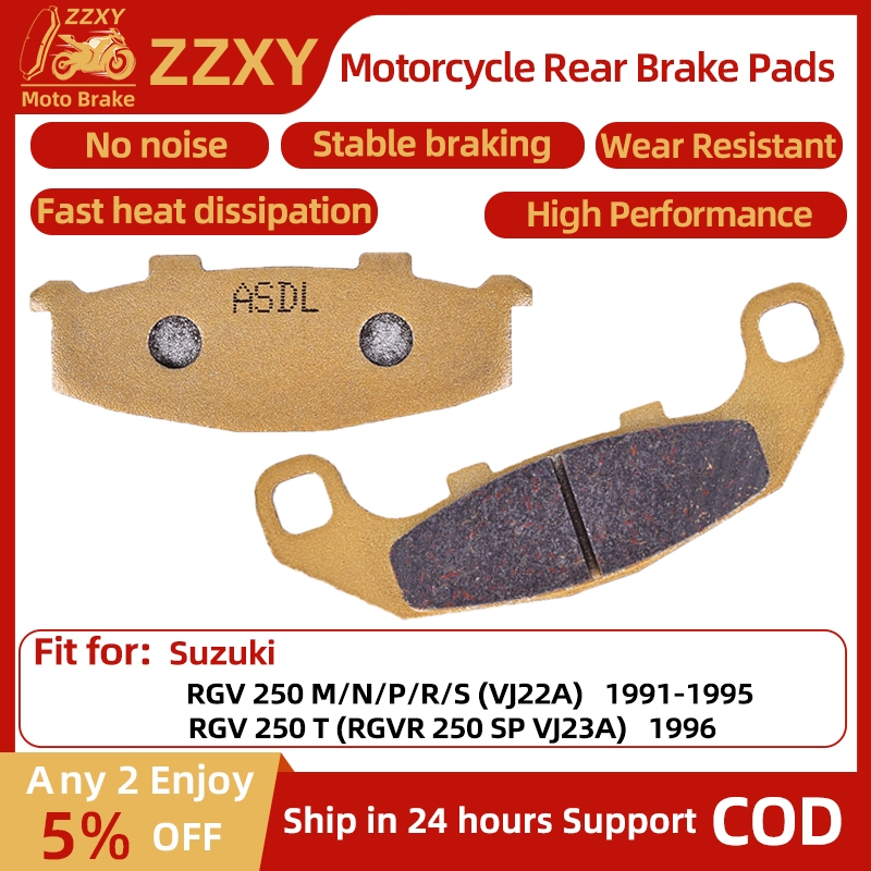 1 คู่รถจักรยานยนต์ด้านหลังเบรคสําหรับ Suzuki RGV 250 M/N/P/R/S (VJ22A ...