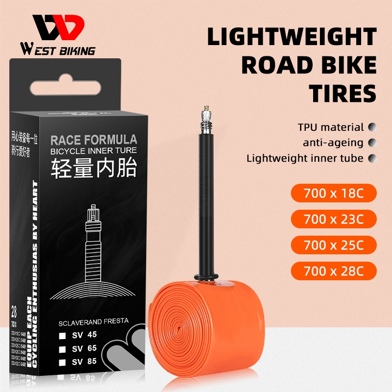 WEST BIKING (1PC) Bicycle Inner Tube จักรยานเสือหมอบ Ultralight Inner ...