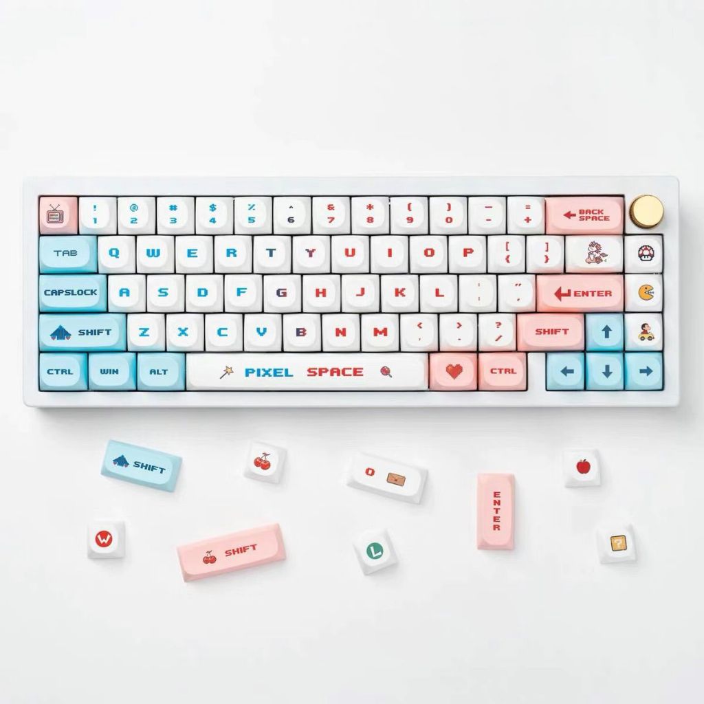 Pixel Wars Keycaps PBT Dye-sub MA Profile Keycap Custom Keycaps เข ้ า ...