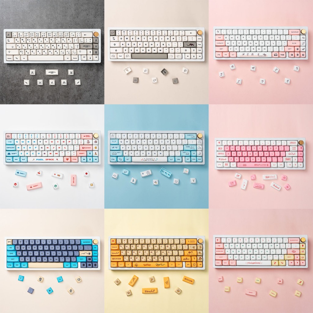 Ma Profile Keycap PBT Dye-Sub คีย์แบบกลไกของแป้นพิมพ์คีย์บอร์ด | Shopee ...
