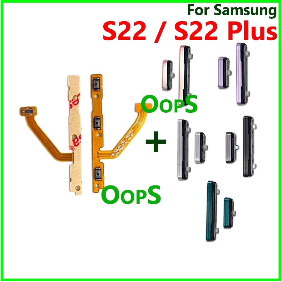 สําหรับ Samsung Galaxy S22 Plus S22+ On off ปุ่มปรับระดับเสียงไฟ flex ...