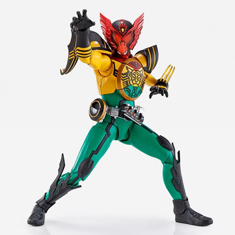 Bandai ของแท ้ Limited SHF แกะสลักกระดูกจริง Kamen Rider Oz Eagle Tiger ...