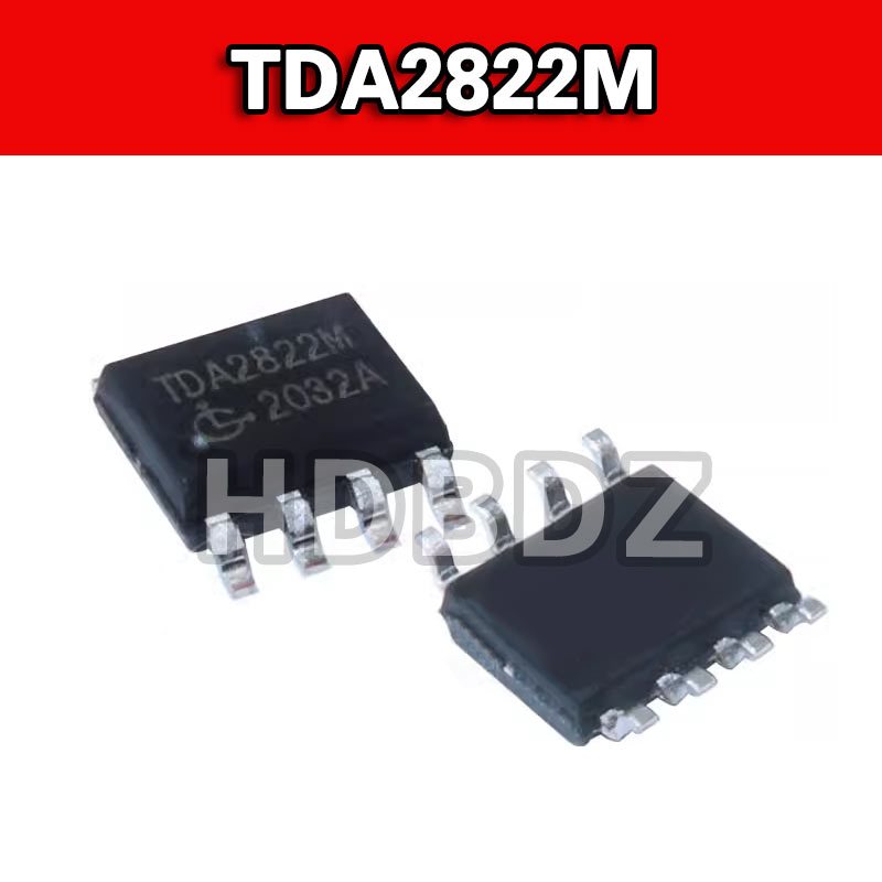 10Pcs/Lot TDA2822M DIP8 SOP8 TDA2822 SOP DIP 2822M DIP-8 SOP-8 DUAL LOW-VOLTAGE POWER AMPLIFIER IC In Stock - Foto 8