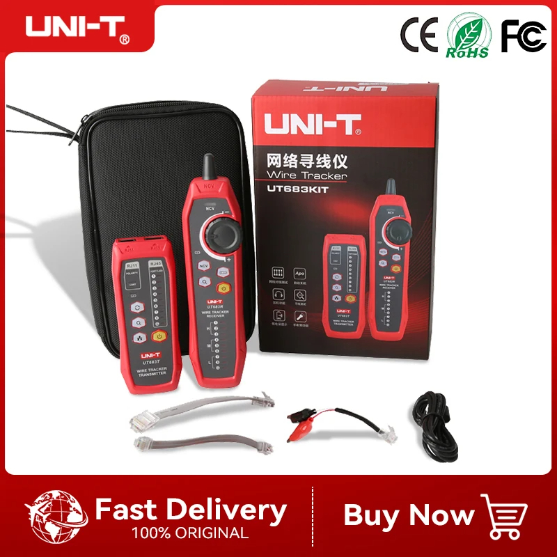 Uni-t UT683KIT Lan Tester Network Wire Tracker Cable Tracker RJ45 ...