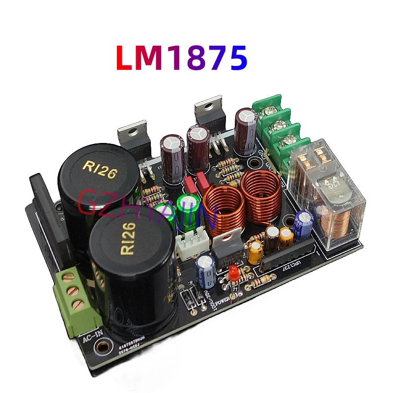 Weiliang LM1875 เครื ่ องขยายเสียงสเตอริโอ Amplificador Gaincard GC รุ ...