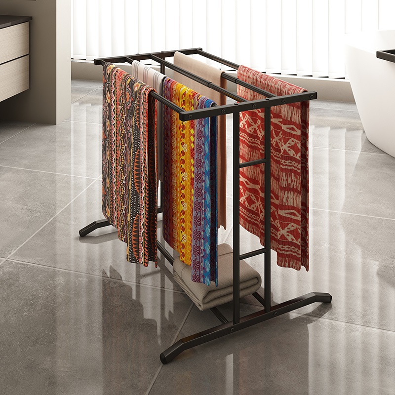 Towel rack, a rack for hanging towels, is very convenient to put in the ...
