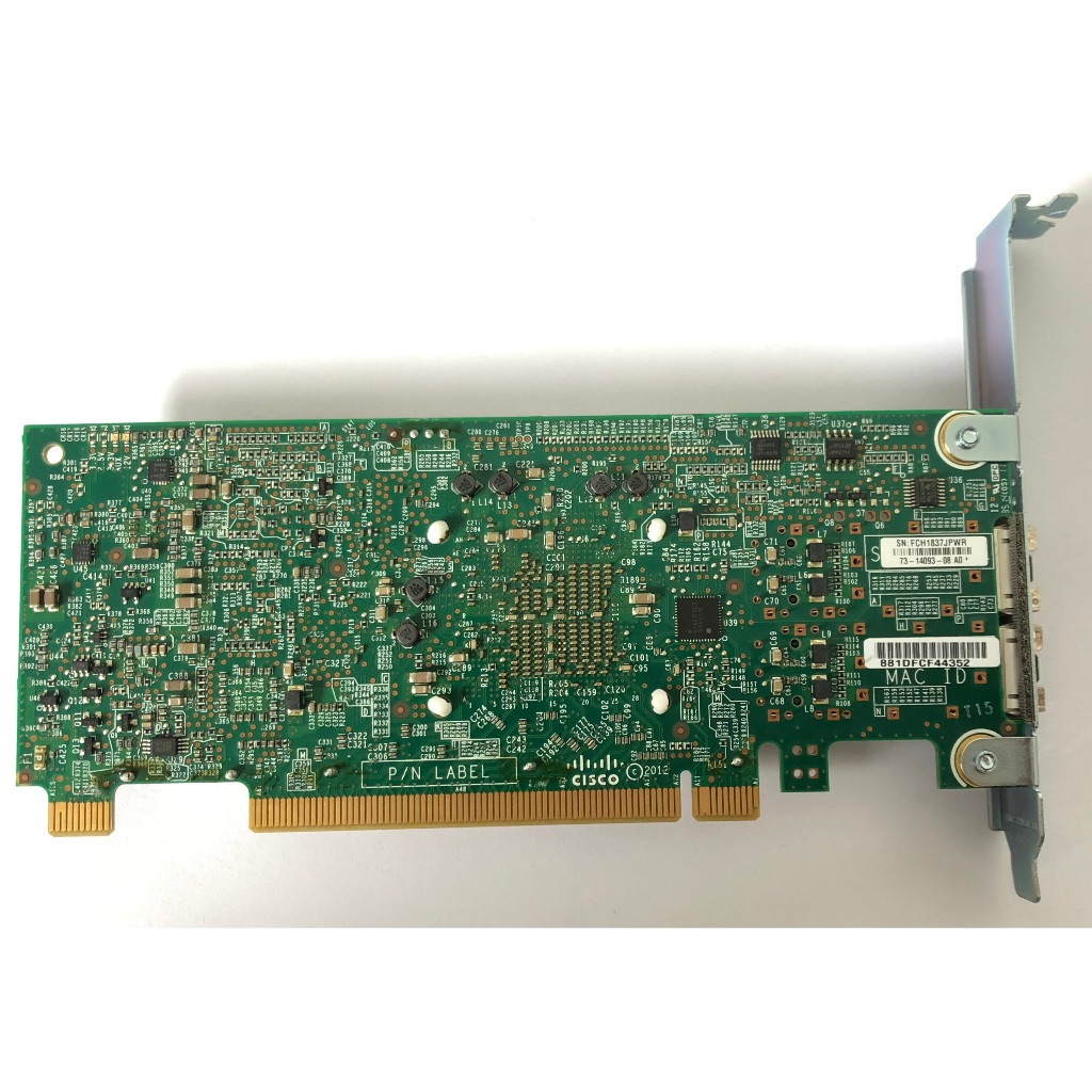 Cisco VIS 1225 พอร์ตคู่ 10G SFP UCSC-PCIE-CSC-02 อินเทอร์เฟซเสมือน ...