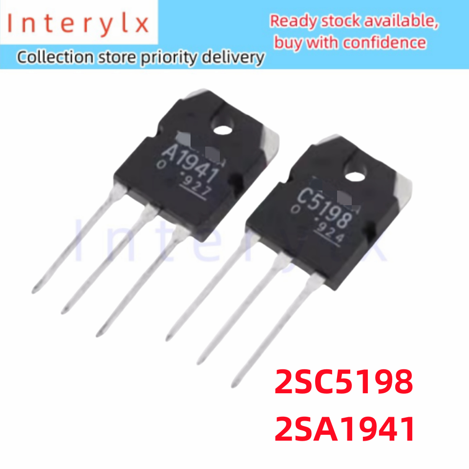 1pcs/lot 2SA1941 A1941 2SC5198 C5198 In-Line TO-3P Audio Power