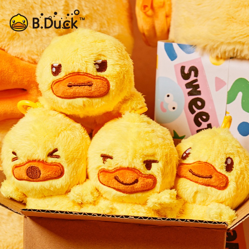 B.Duck เป็ดน้อยสีเหลืองคลาสสิกซีรีส์ตุ๊กตาจี้พวงกุญแจน่ารักตุ๊กตาตุ๊กตา ...