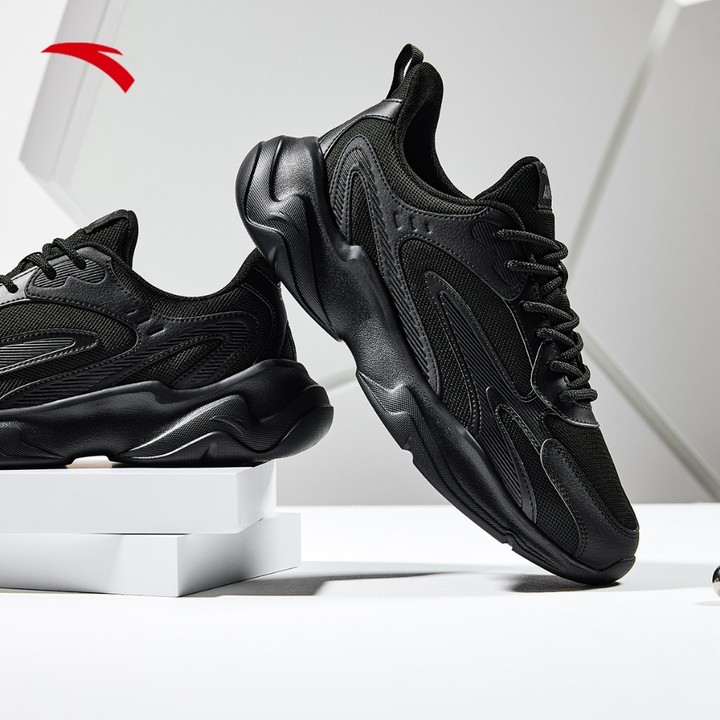 ANTA รองเท้าวิ่งย้อนยุคสำหรับผู้ชาย ทนทาน น้ำหนักเบา สวมใส่สบาย ระบายอากาศ รองเท้าแบบลำลอง 912418855 — รองเท้ากีฬา แบรนด์ Anta ของแท้ 100% เช็คราคาจาก Shopee Lazada - รูปที่ 1