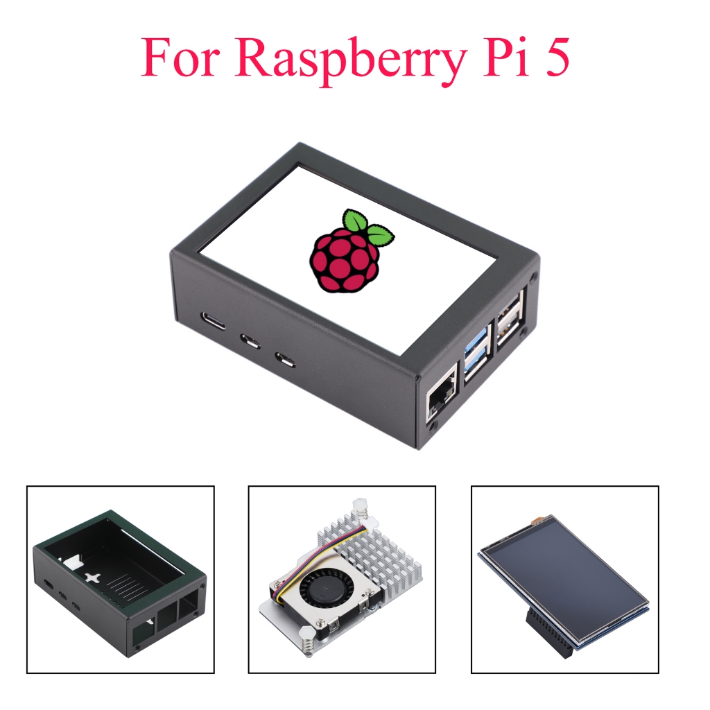 โลหะป้องกันกรณีฝาครอบกล่อง Shell Enclosure ใช้งานร่วมกับหน้าจอ 3.5 นิ้ว ...