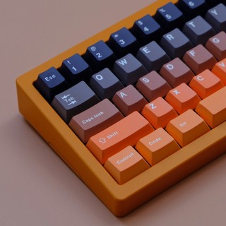 Sunset Glow Gradient Keycaps Cherry/MOA โปรไฟล์ PBT Dye Sublimation ...