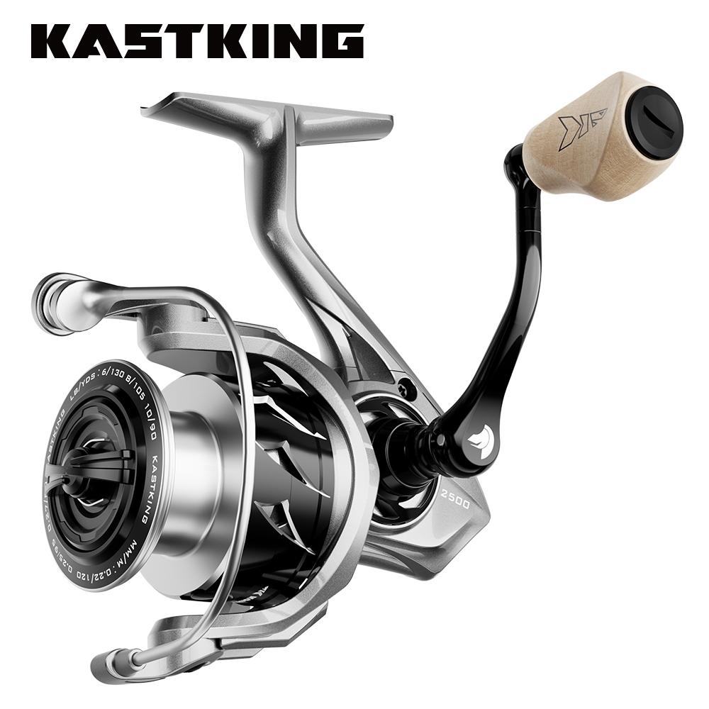Kastking Spartacus III Spinning Reel สูงสุด 7-10 กก.ลาก 10+1 Ball Bearings Silvery Fishing Reel สําหรับน้ําเค็ม