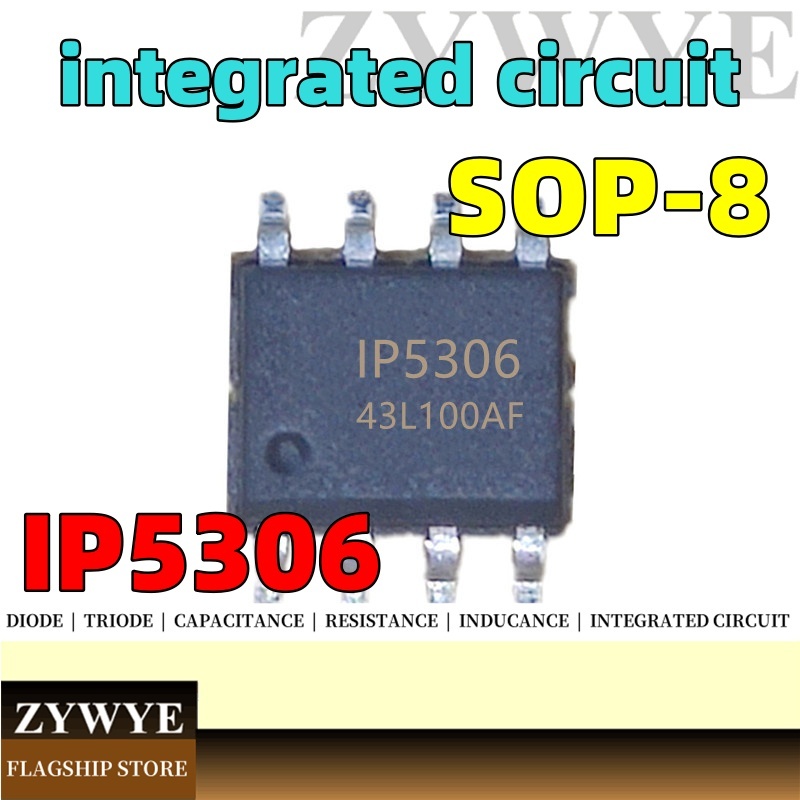 ยี่ห้อใหม่ IP5306 2.1A ชาร์จ 2.4A Discharge Power Bank SOC ชิป Patch ...