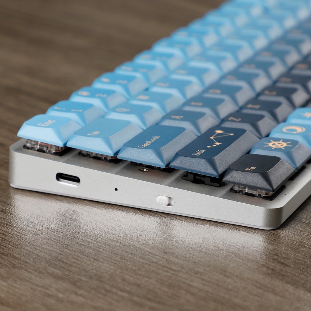 Jelly Keycaps YMDK 128 Key Low Profile Keycaps - Ultra-Slim Smoke Cloud ...