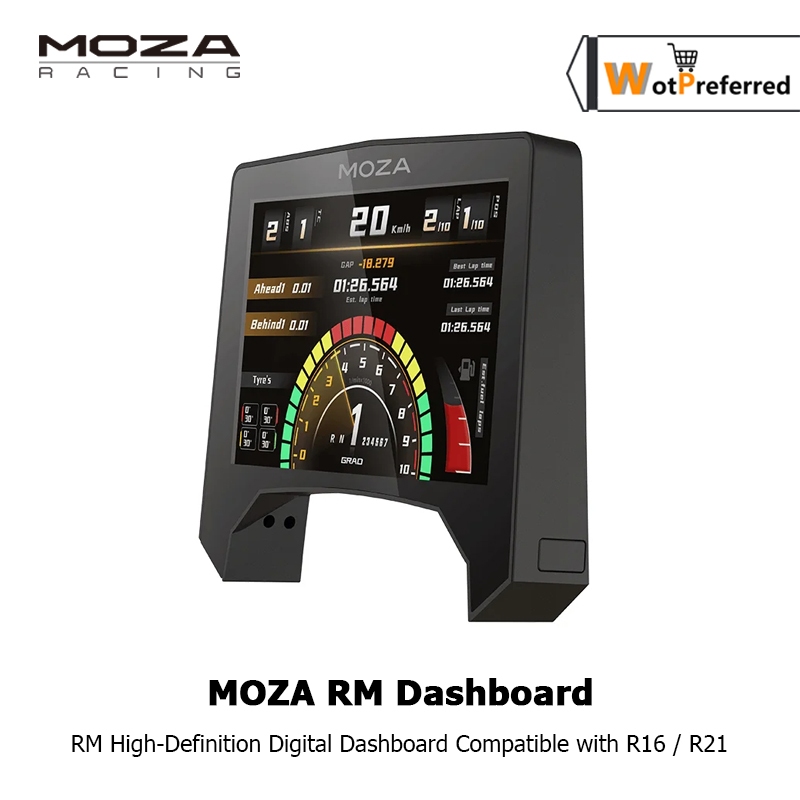 Moza Racing RM แดชบอร์ดดิจิตอลความละเอียดสูงสําหรับ R16/R21 | Shopee ...