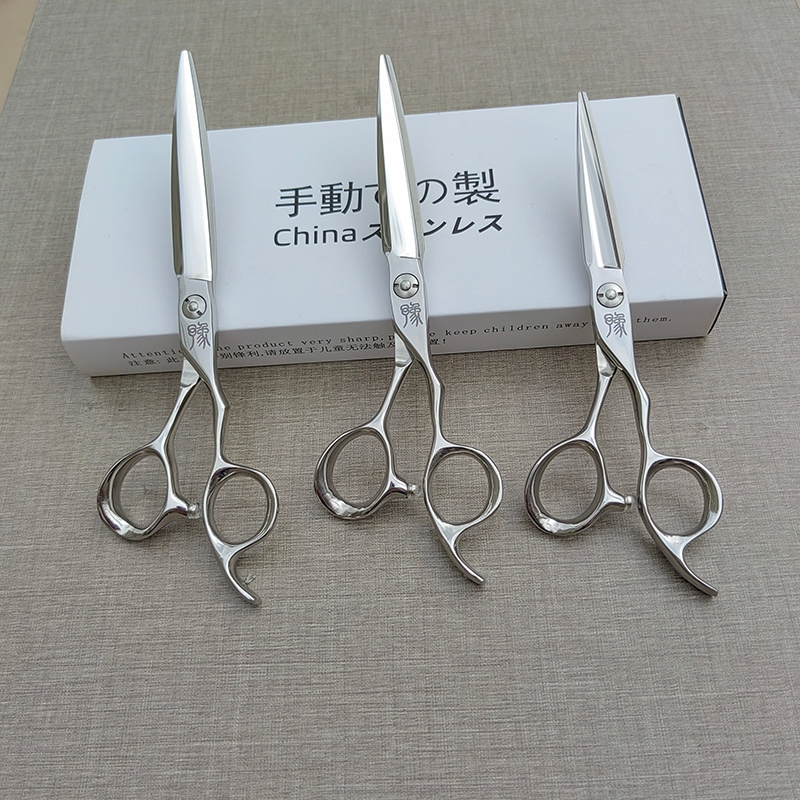 豫牌美发剪刀理发剪刀理发店发型师专用无痕打薄牙剪发廊专业平剪套装VG-10钢材 | Shopee Thailand